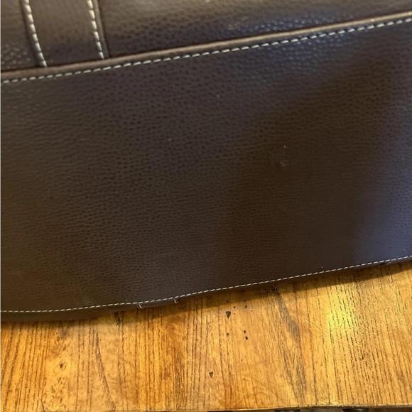 Barrington Brown Vegan Leather Men's Captains Duffle Bag EUC!! - Picture 11 of 16